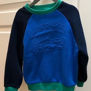 Lacoste Kids Blue and Navy Sweatshirt
